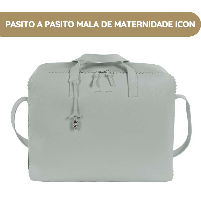 Pasito a Pasito Mala de Maternidade Icon - Green