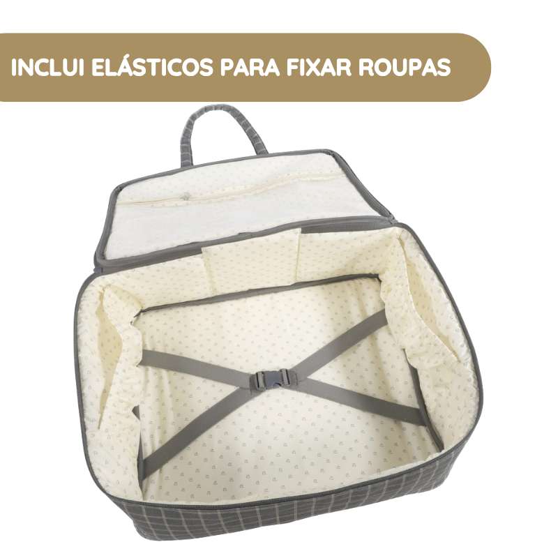 Pasito a Pasito Mala de Maternidade Tartan
