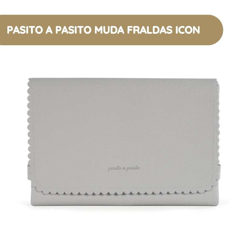 Pasito a Pasito Muda Fraldas Icon - Smoke