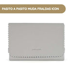 Pasito a Pasito Muda Fraldas Icon - Smoke