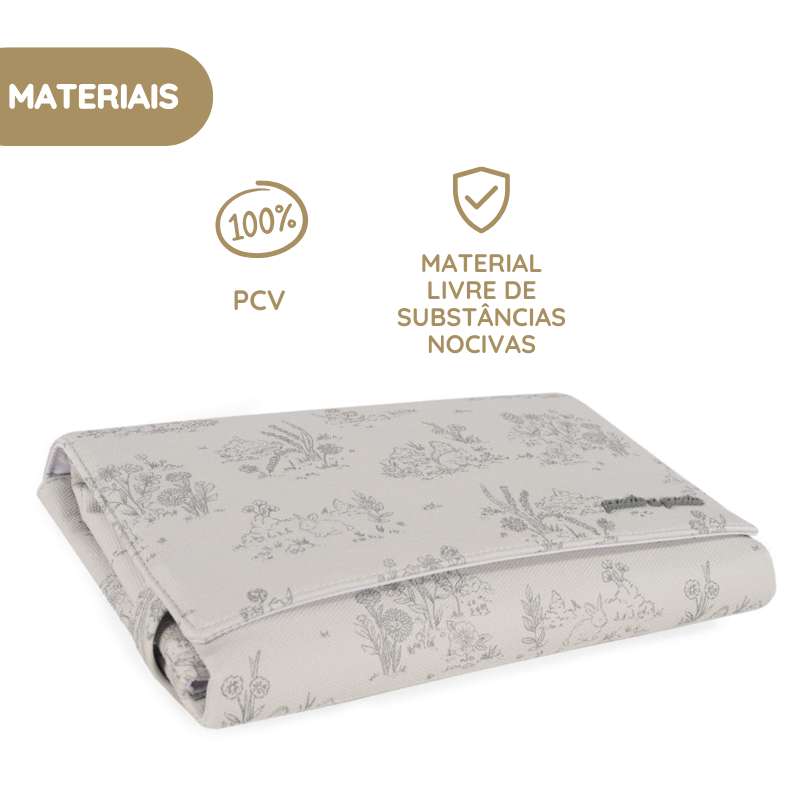 Pasito a Pasito Muda Fraldas Toile de Jouy - Forest