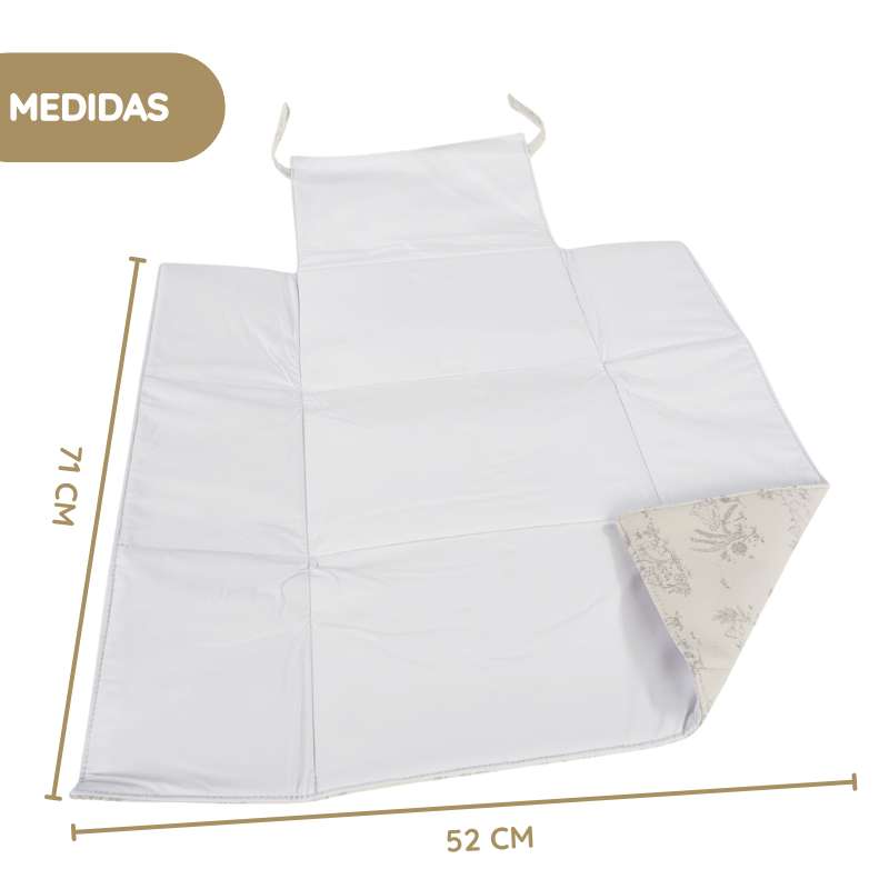 Pasito a Pasito Muda Fraldas Toile de Jouy - Cream
