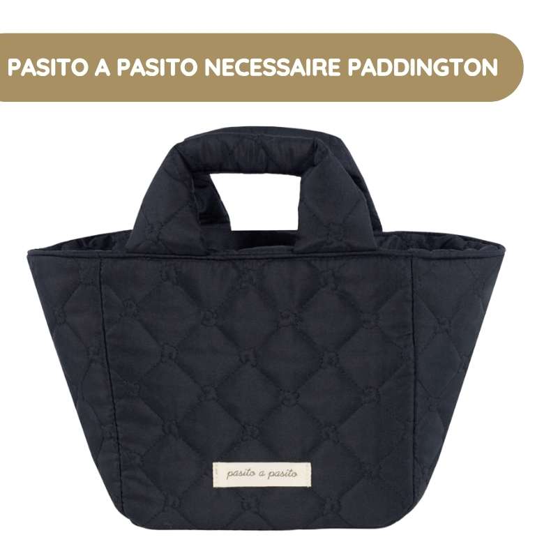 Pasito a Pasito Necessaire Paddington - Negro