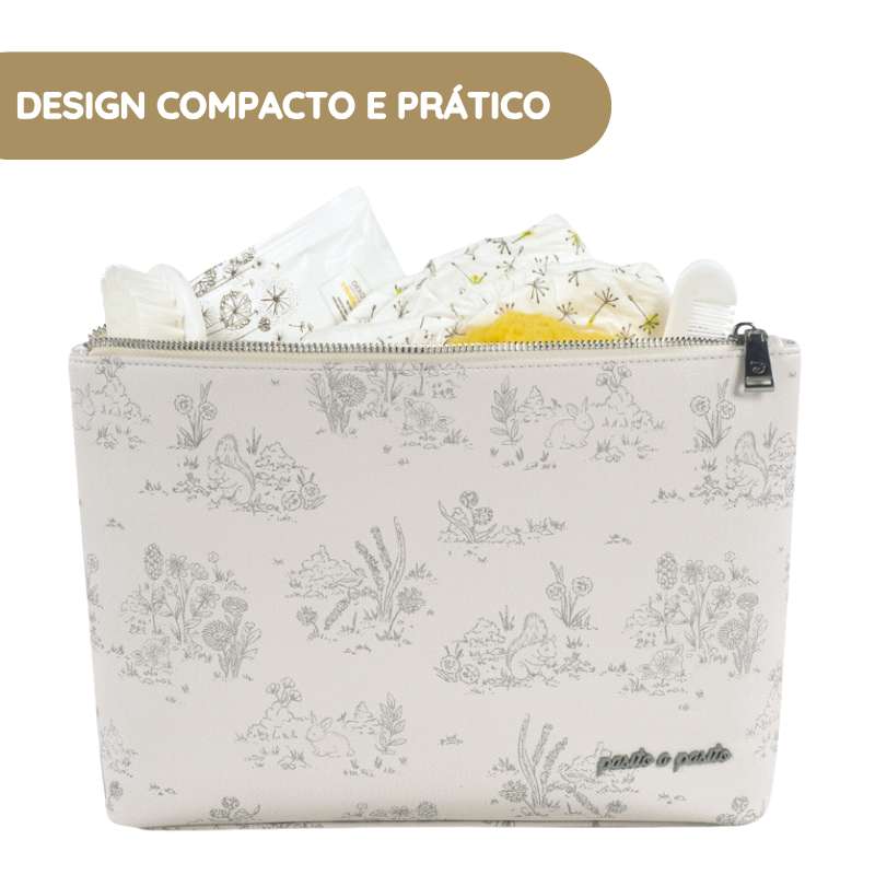 Pasito a Pasito Necessaire Toile de Jouy - Forest