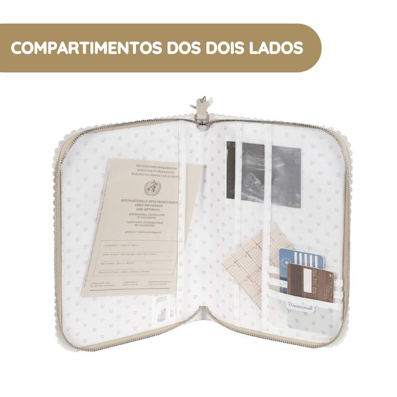 Pasito a Pasito Porta Documentos Icon - Cream