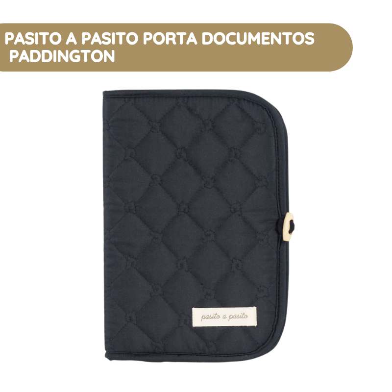 Pasito a Pasito Porta Documentos Paddington - Negro
