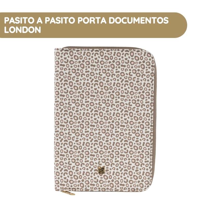 Pasito a Pasito Porta Documentos London - Animal Print