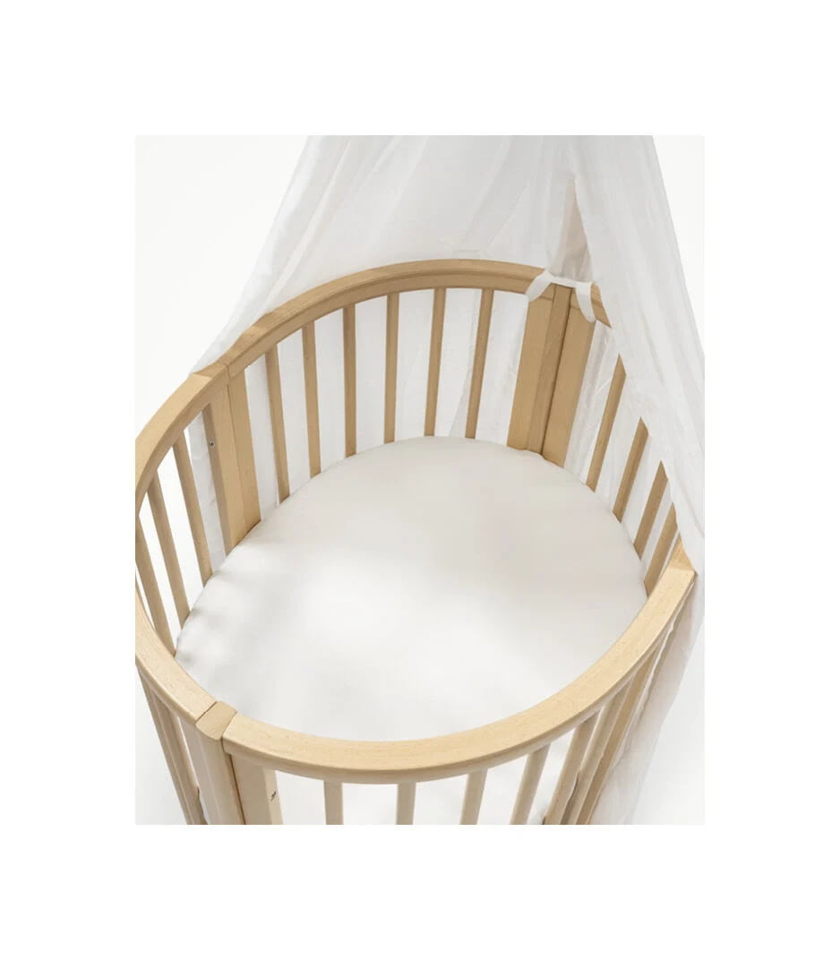Stokke Sleepi Mini Berço + Colchão + Lençol - Natural