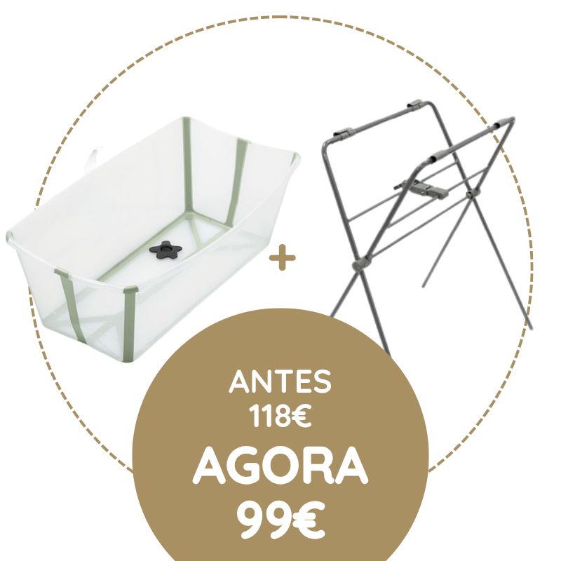Stokke Flexi Bath Banheira + Suporte - Verde