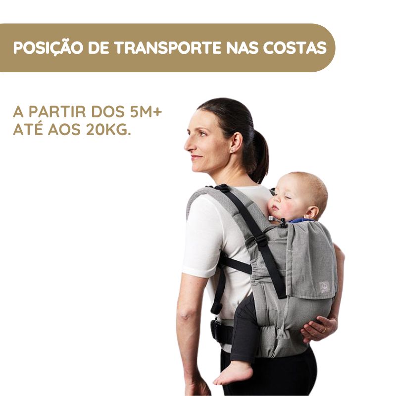 Stokke Mochila Portabebé Limas Flex - Floral Beige
