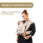 Stokke Mochila Portabebé Limas - Floral Beige