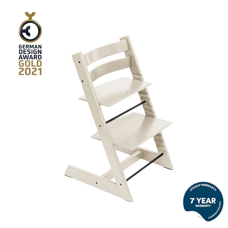 Stokke Bundle Tripp Trapp + Espreguiçadeira + Oferta Almofada - Vanilla White
