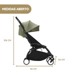 Stokke YOYO 3 Carrinho de Bebé - White + Color Pack - Stone