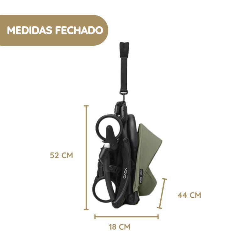 Stokke YOYO 3 Carrinho de Bebé - White + Color Pack - Toffee