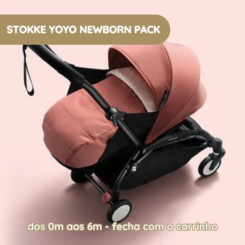 Stokke YOYO 3 Carrinho de Bebé - White + Color Pack - Toffee