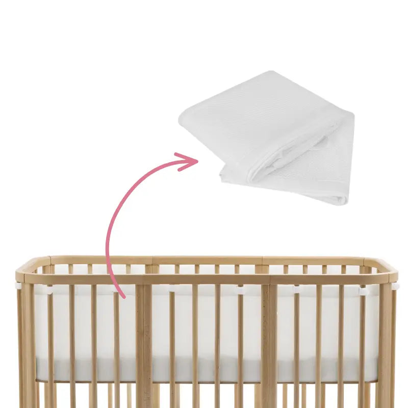 Forro de malla Stokke para cama Sleepi - Blanco