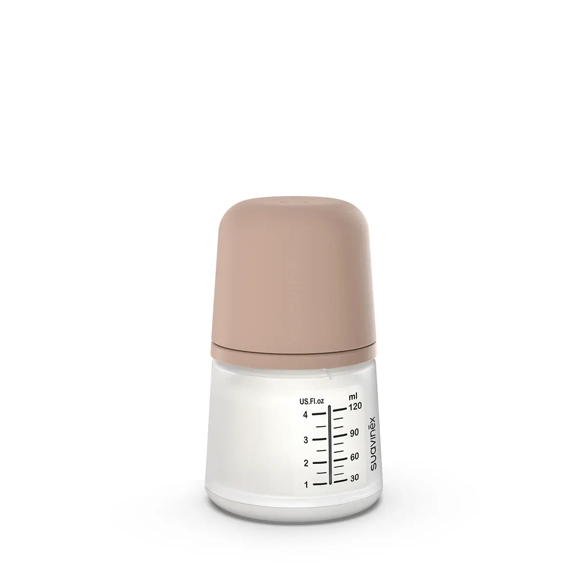 Suavinex Biberón Anticólico Zero.Zero 120 ml - Flujo Adaptable - Tono Medio