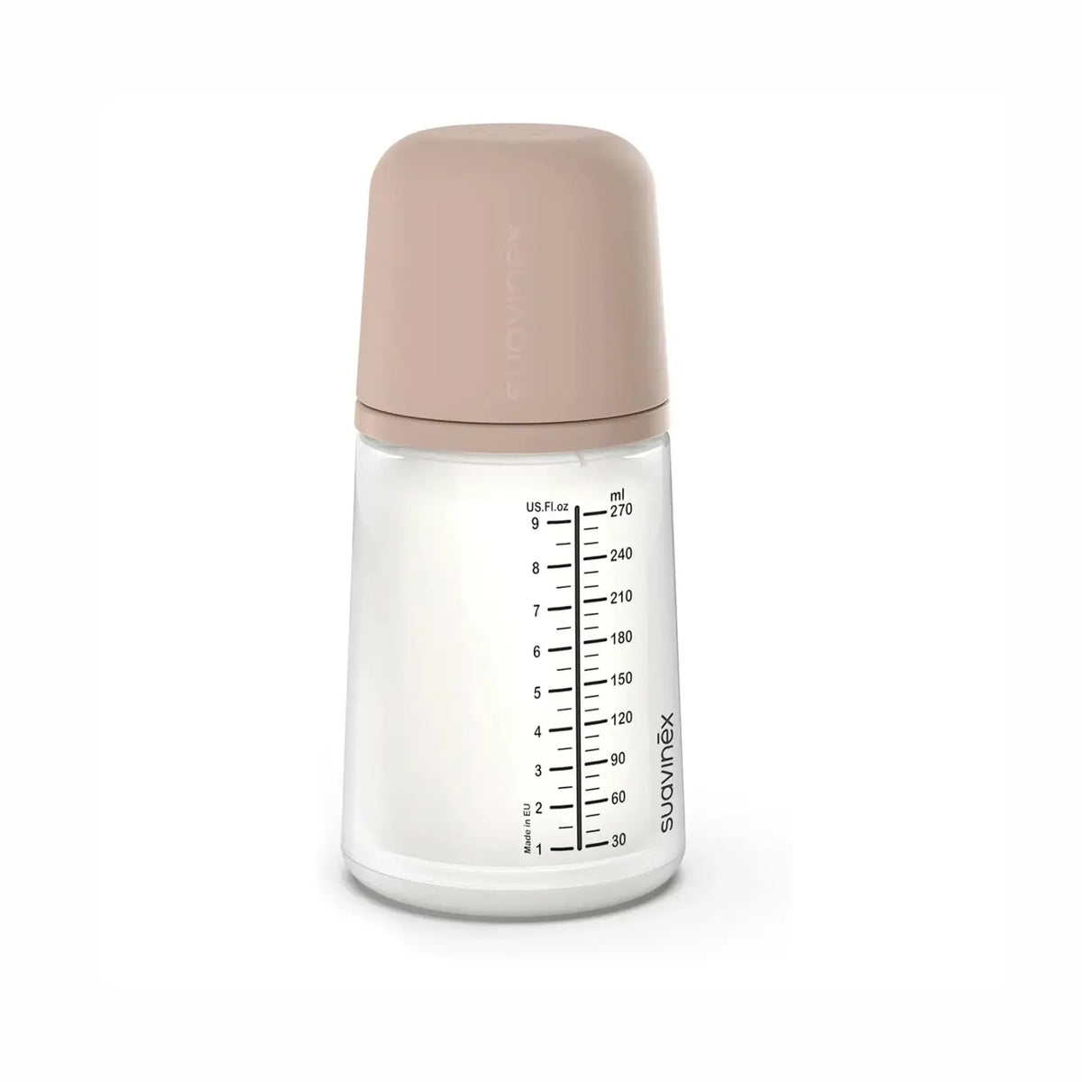 Suavinex Biberón Anticólico Zero.Zero 270 ml - Flujo Medio - Tono Medio