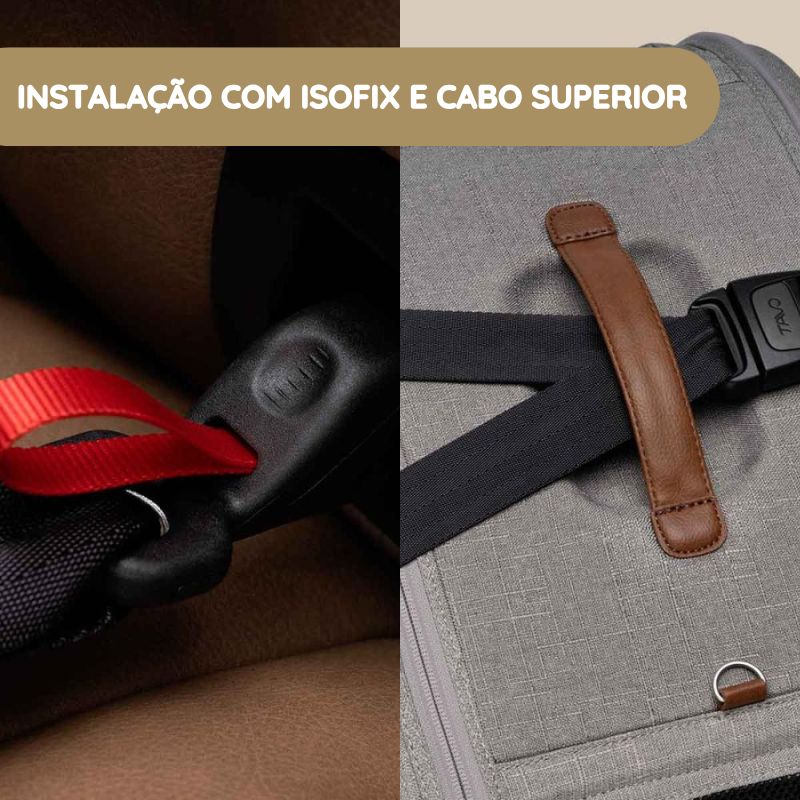 Tavo Crispin L Transportadora com Isofix para Automóvel - Onyx