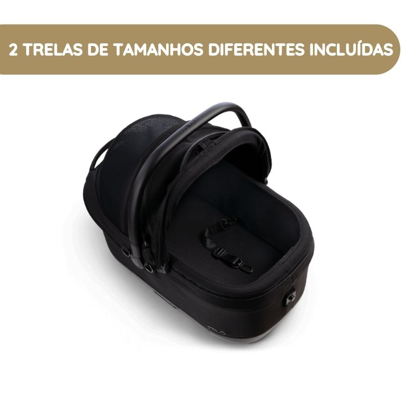 Tavo Maeve ISO6X Transportadora para Animais de Estimação com Isofix para Automóvel e Passeio - Onyx
