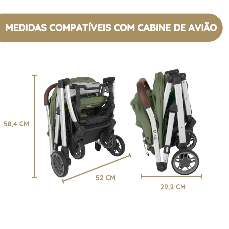 UPPAbaby Carrinho de Passeio Minu V2 - Greyson