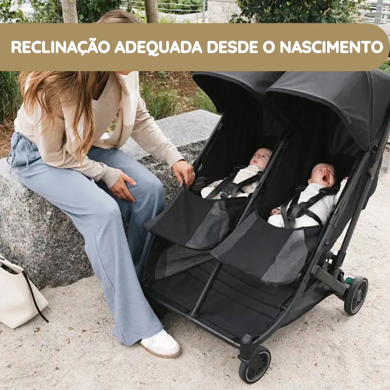 UPPAbaby Minu Duo Carrinho de Gémeos - Greyson