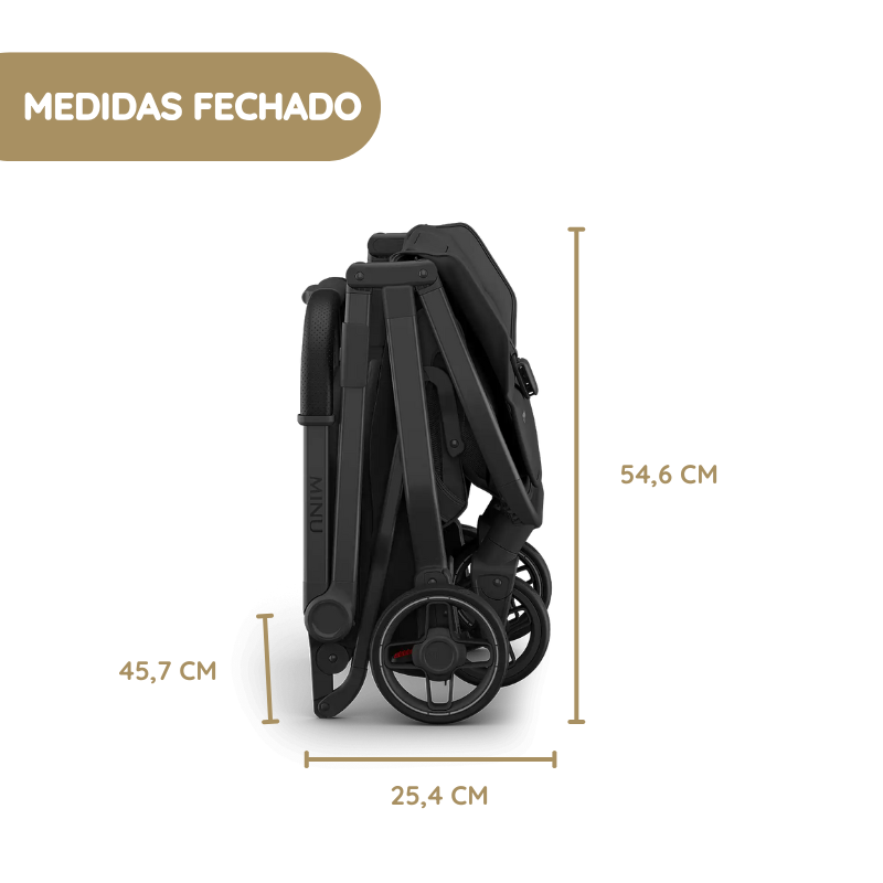 UPPAbaby Minu V3 Carrinho de Bebé - Jake