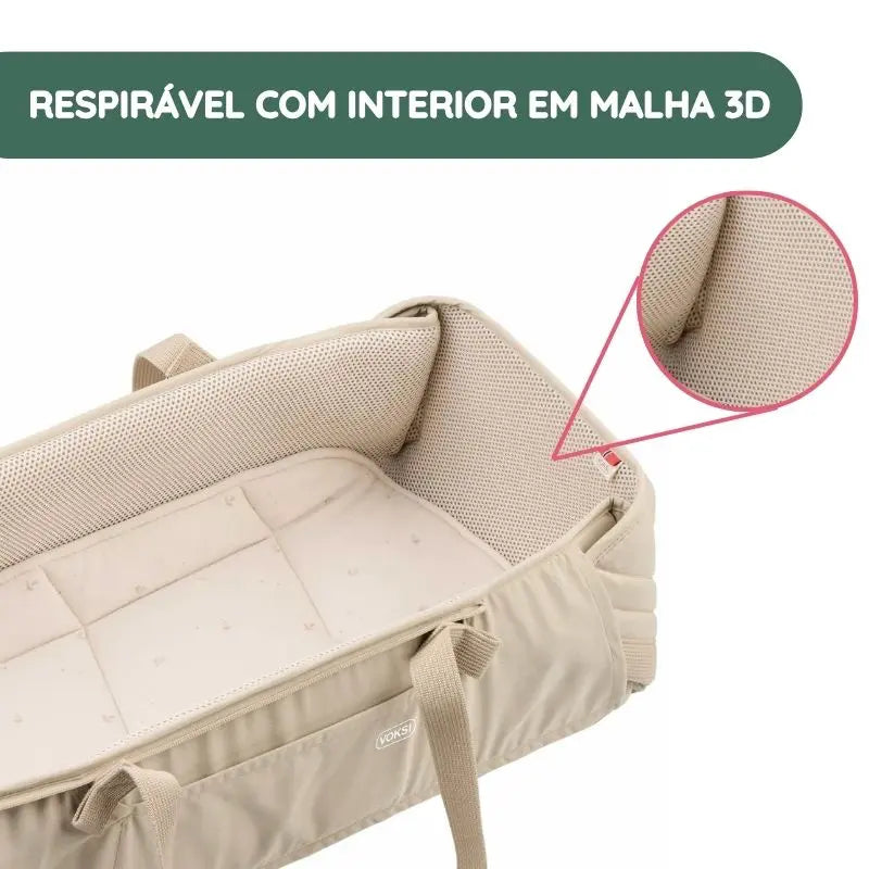 Carry Me respirável com interior em malha 3D