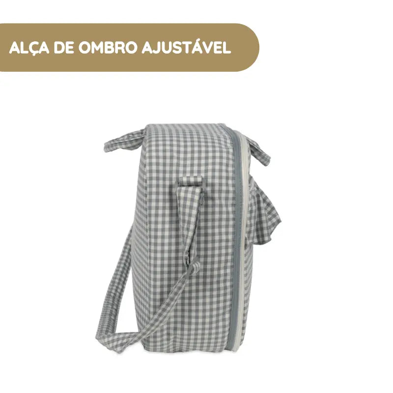Walking Mum Mala de Maternidade Praliné Vichy - Matcha