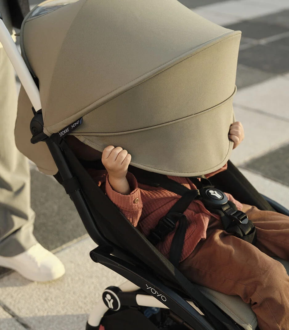 Stokke YOYO 3 Carrinho de Bebé - White + Color Pack - Olive