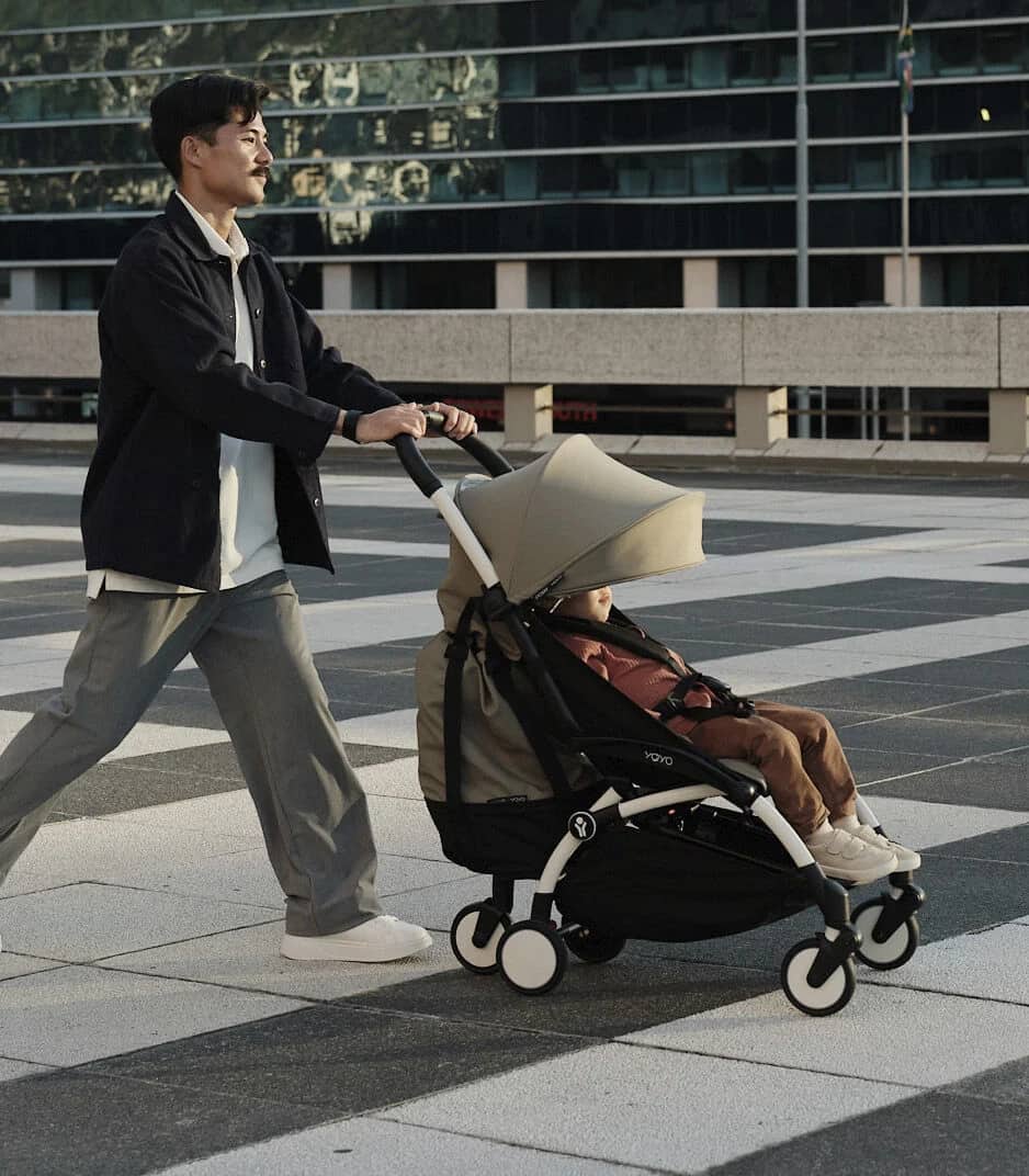 Stokke YOYO 3 Carrinho de Bebé - White + Color Pack - Ginger