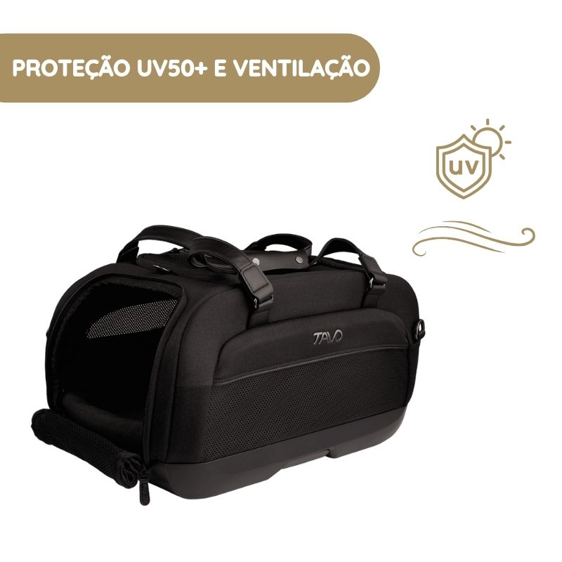 Tavo Dupree II Transportadora para Animais de Estimação com Isofix para Automóvel e Avião - Onyx