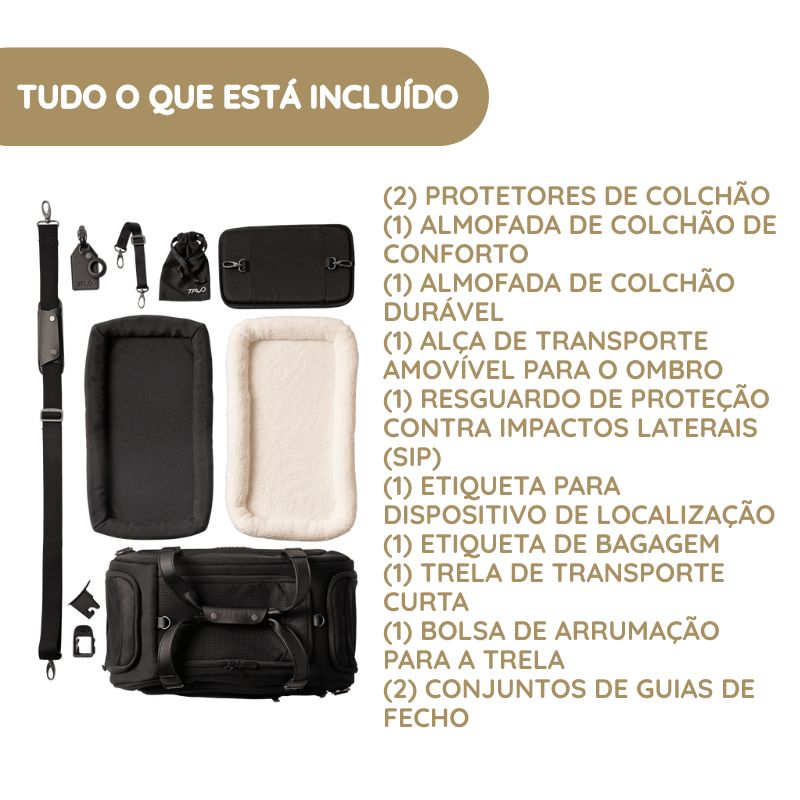 Tavo Dupree II Transportadora para Animais de Estimação com Isofix para Automóvel e Avião - Merle