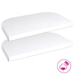 Babybay 2 Lençóis Ajustáveis Jersey Deluxe para Maxi, Midi, Boxspring, Comfort e Comfort Plus - branco