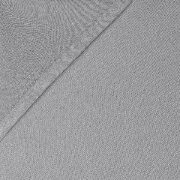 Babybay 2 Lençóis Ajustáveis Jersey Deluxe para Maxi, Midi, Boxspring, Comfort e Comfort Plus - cinza