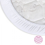 Babybay 2 Lençóis Ajustáveis Jersey Deluxe para modelo Original - branco