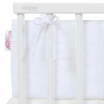 Babybay Protetor de Grades Algodão Orgânico para modelo Original - branco