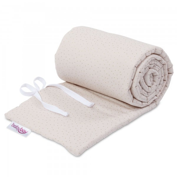 Babybay Protetor de Grades Algodão Orgânico Royal para modelo Original - beige