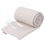 Babybay Protetor de Grades Algodão Orgânico Royal para modelo Original - beige