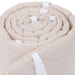 Babybay Protetor de Grades Algodão Orgânico Royal para modelo Original - beige