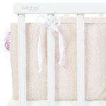 Babybay Protetor de Grades Algodão Orgânico Royal para modelo Original - beige