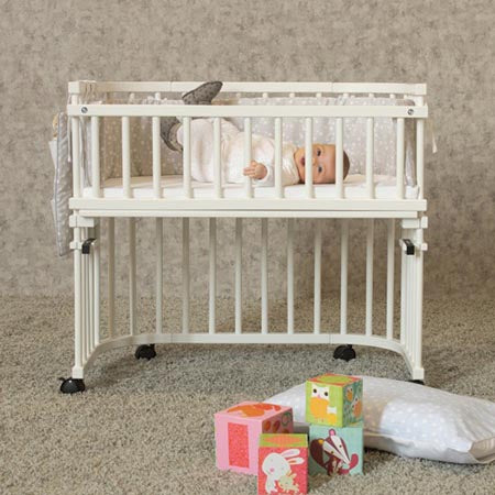 Babybay Grade Lateral Cama Co-Sleep para modelo Original e Midi - lacado branco
