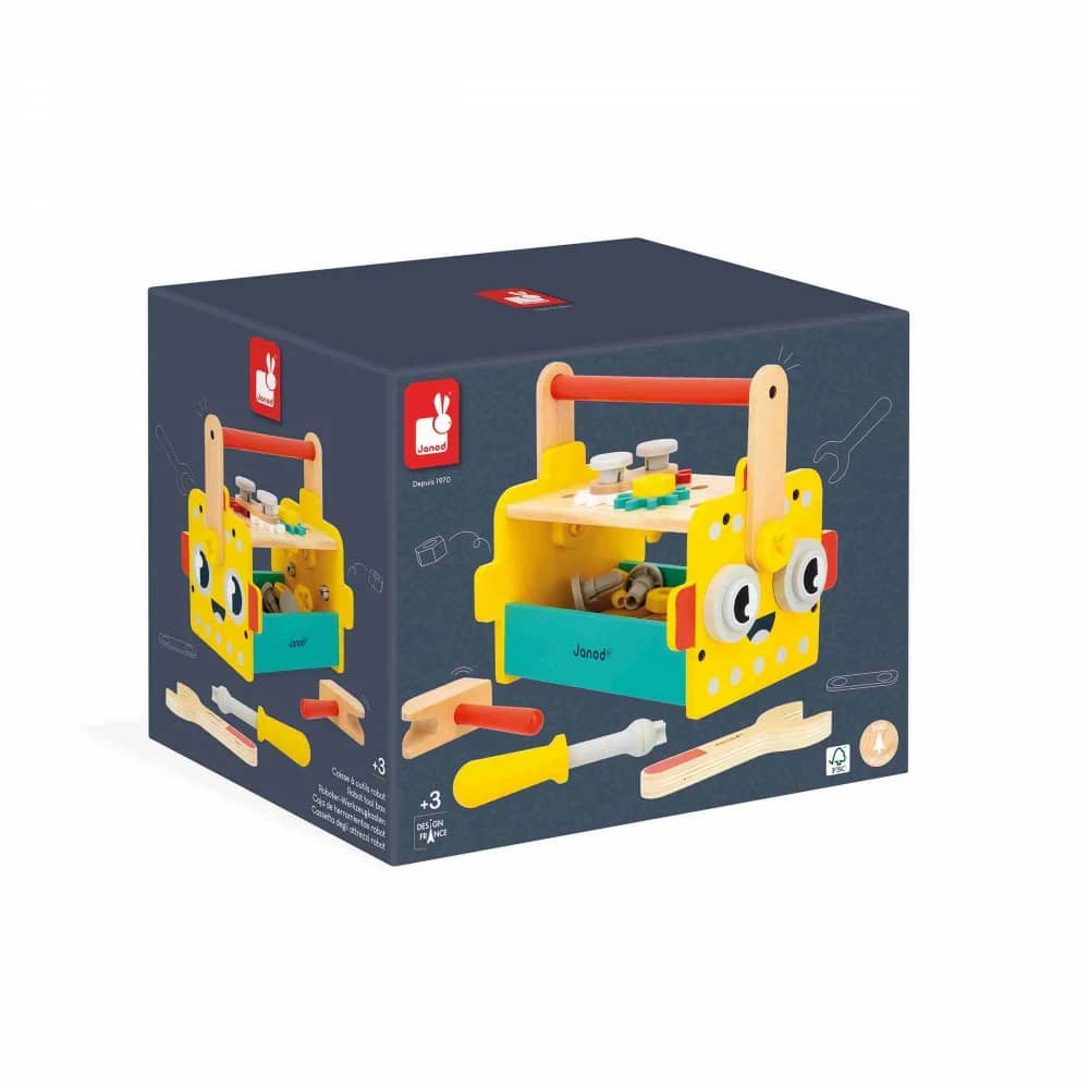 Janod Brico'kids Robot Mala de Ferramentas