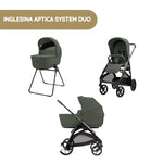 Carrinho de Bebé Inglesina Aptica System Duo - Ivy Green