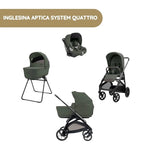 Carrinho de Bebé Inglesina Aptica System Quattro - Ivy Green
