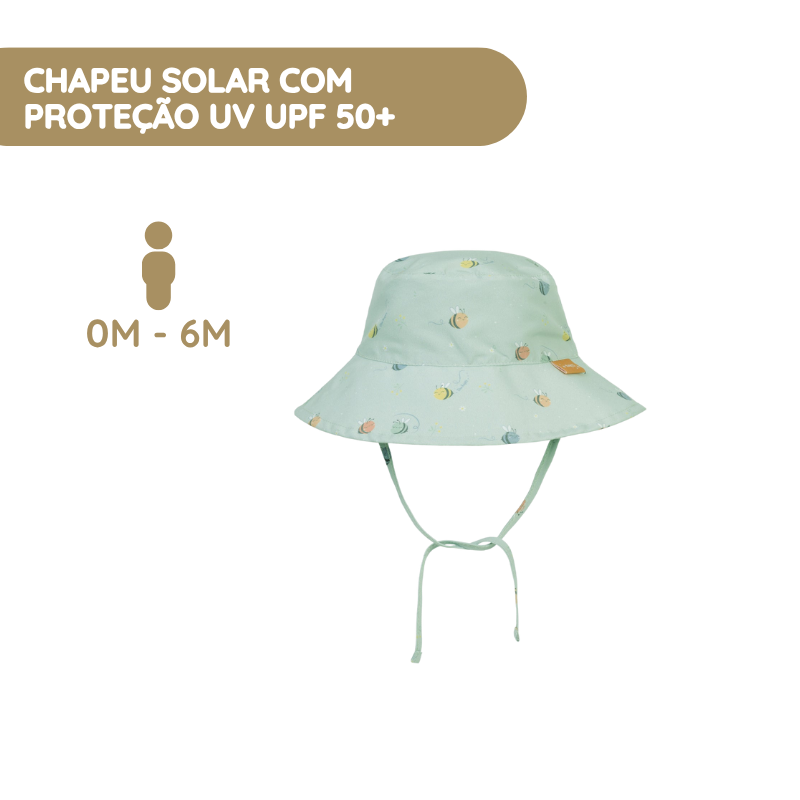 Saro Chapéu com proteção solar 0-6 meses