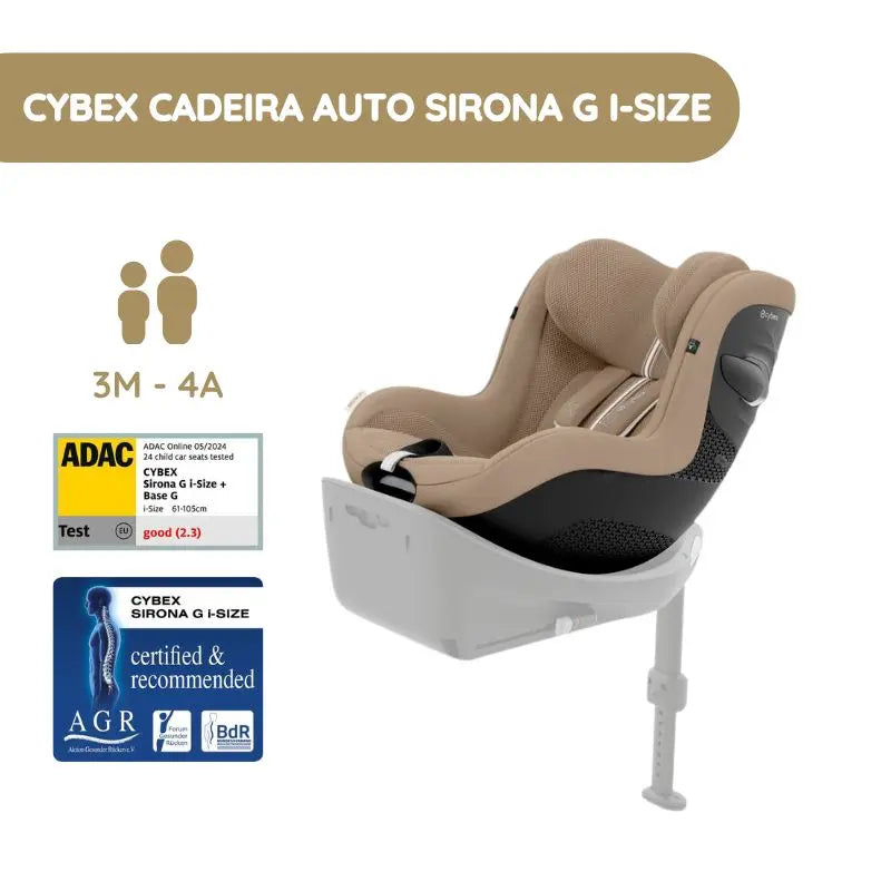 Cybex Sirona G i-Size Plus - Almond Beige