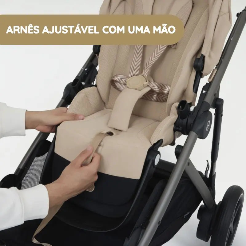 Cybex Carrinho de Bebé e-Gazelle S TPE - Moss Green