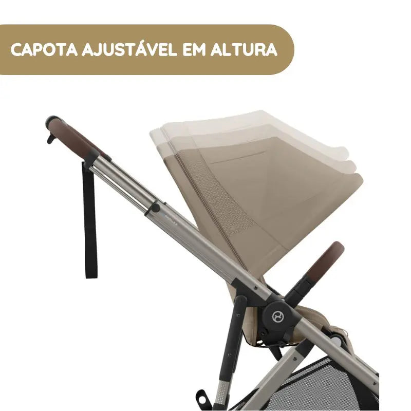 Cybex Carrinho de Bebé e-Gazelle S TPE - Moss Green
