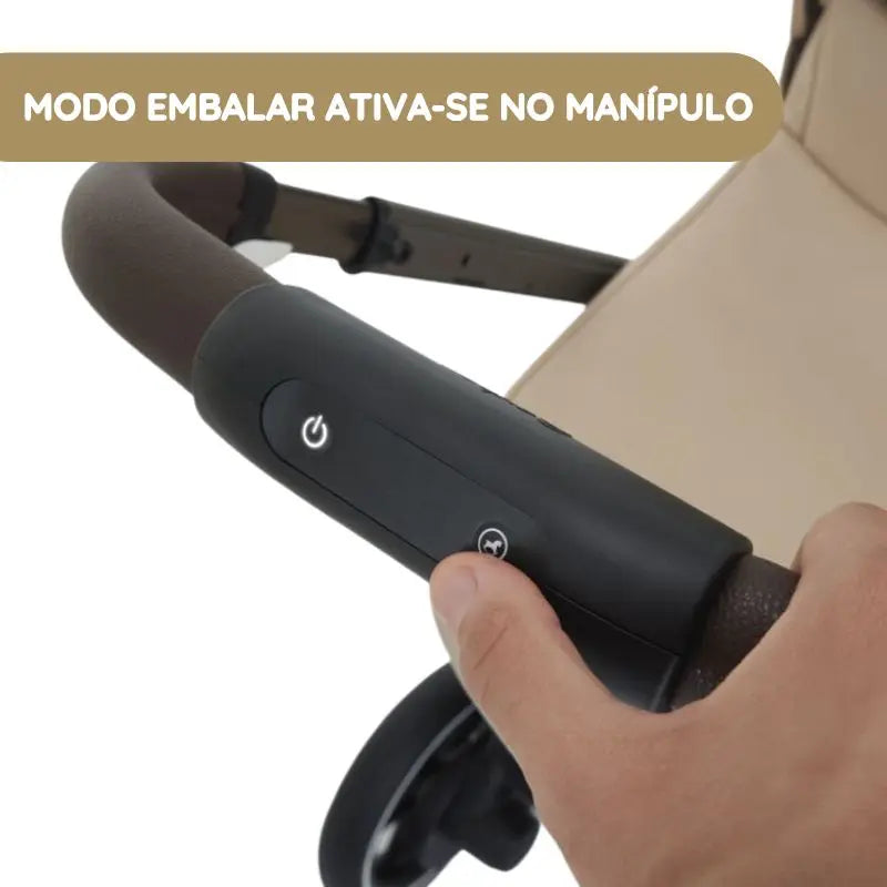 Cybex Carrinho de Bebé e-Gazelle S TPE - Seashell Beige